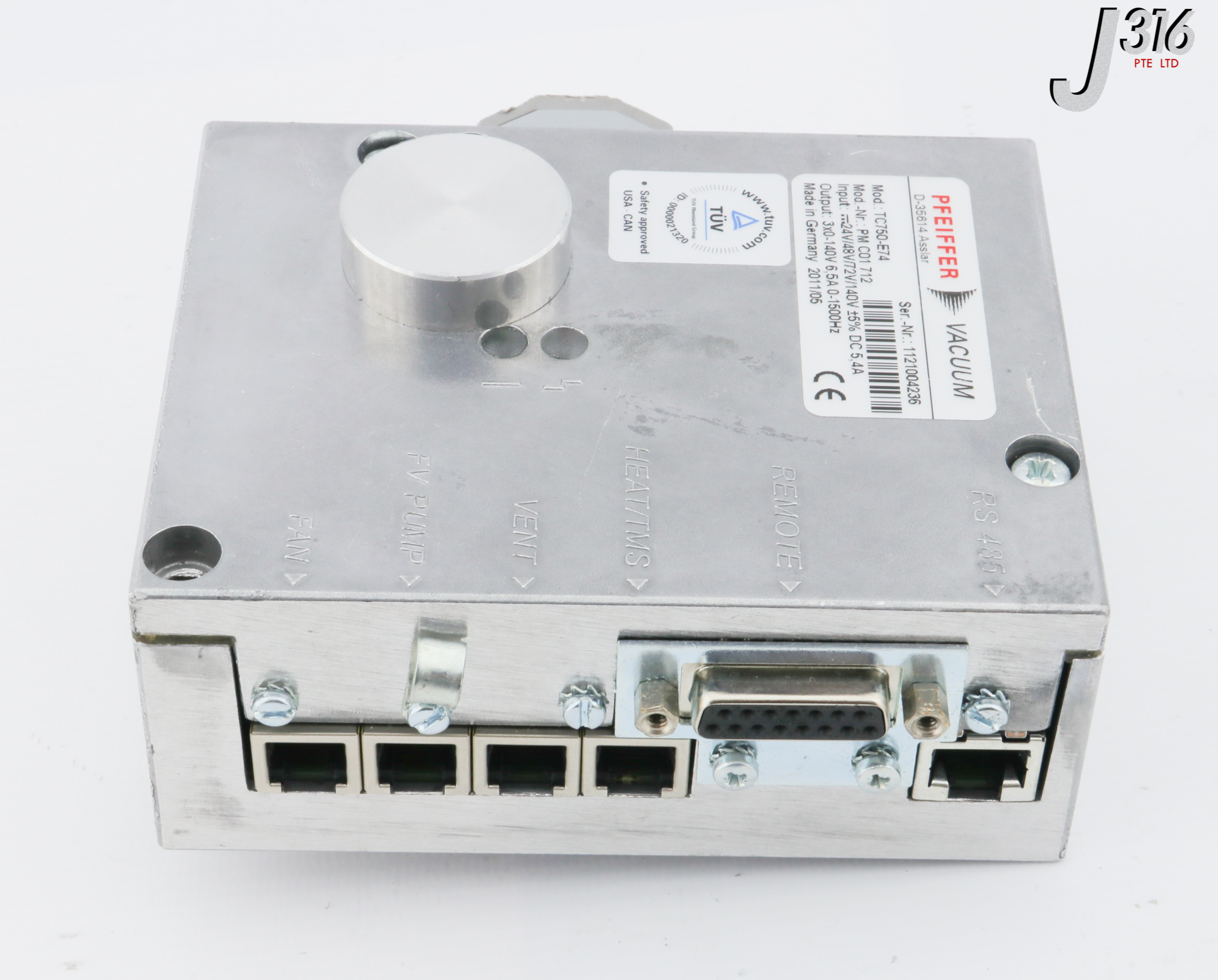 28132 PFEIFFER TURBO PUMP CONTROLLER, PM C01 712 TC750-E74 | eBay
